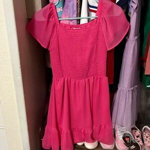 Cat & Jack Vibrant Pink Casual Dress